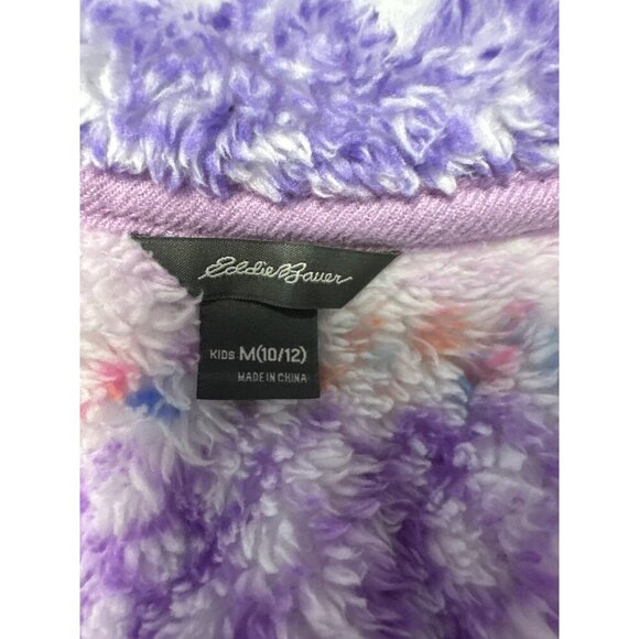Eddie Bauer Girls Quest Plush Fleece Hooded Jacket Size M - Picture 6 of 10